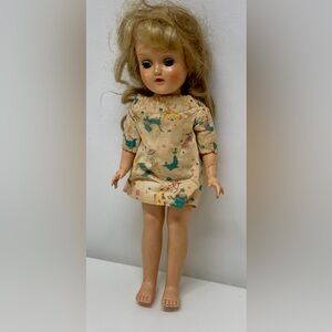 Early 1950s Antique Jointed Little Girl Walker Doll